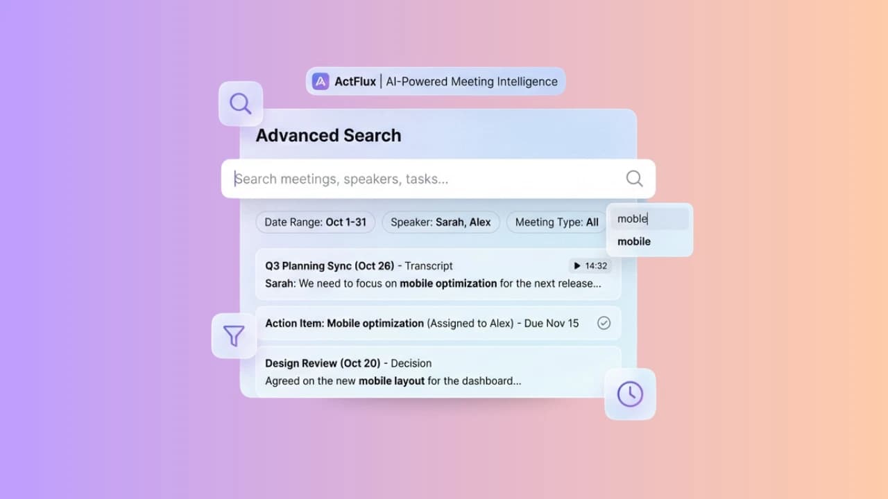 Advanced Search showcase
